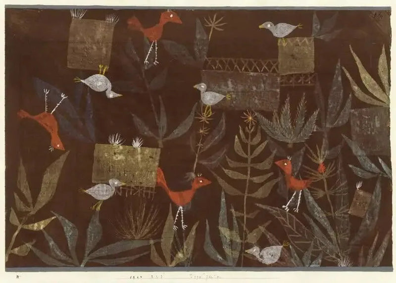 Jardim dos pássaros - Paul Klee