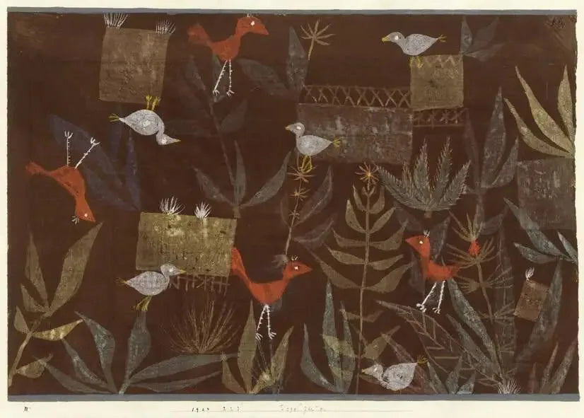 Jardim dos pássaros - Paul Klee