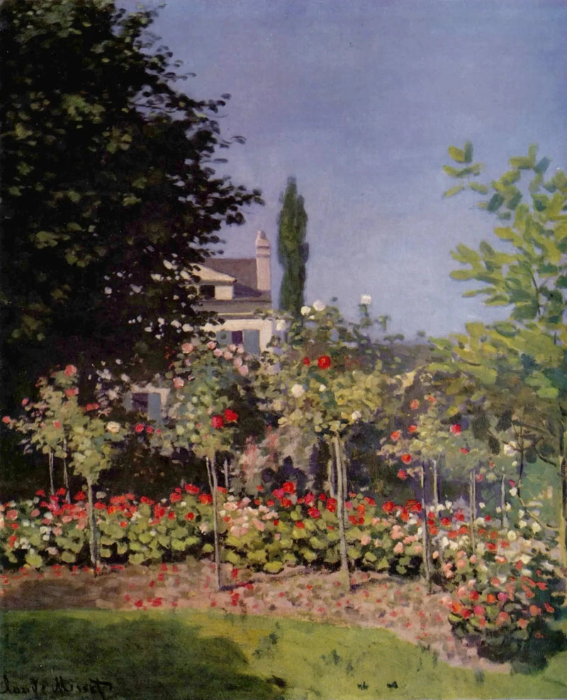 Jardim em flor, em Sainte-Adresse W69 - Claude Monet