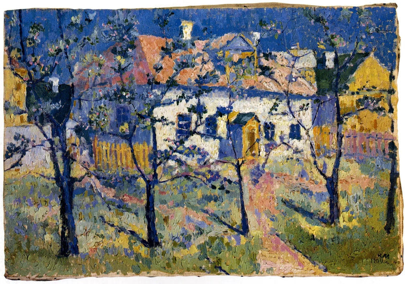 Jardim em Flores - Kazimir Malevich
