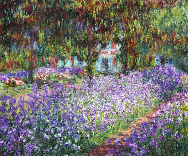 O Jardim do Artista em Giverny, Orsay W1624 - Claude Monet