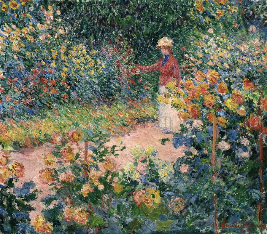 O Jardim de Monet em Giverny - Claude Monet