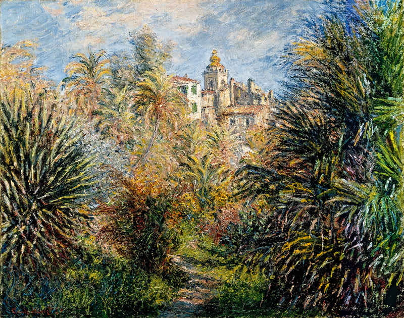Jardim Moreno em Bordighera W865 - Claude Monet