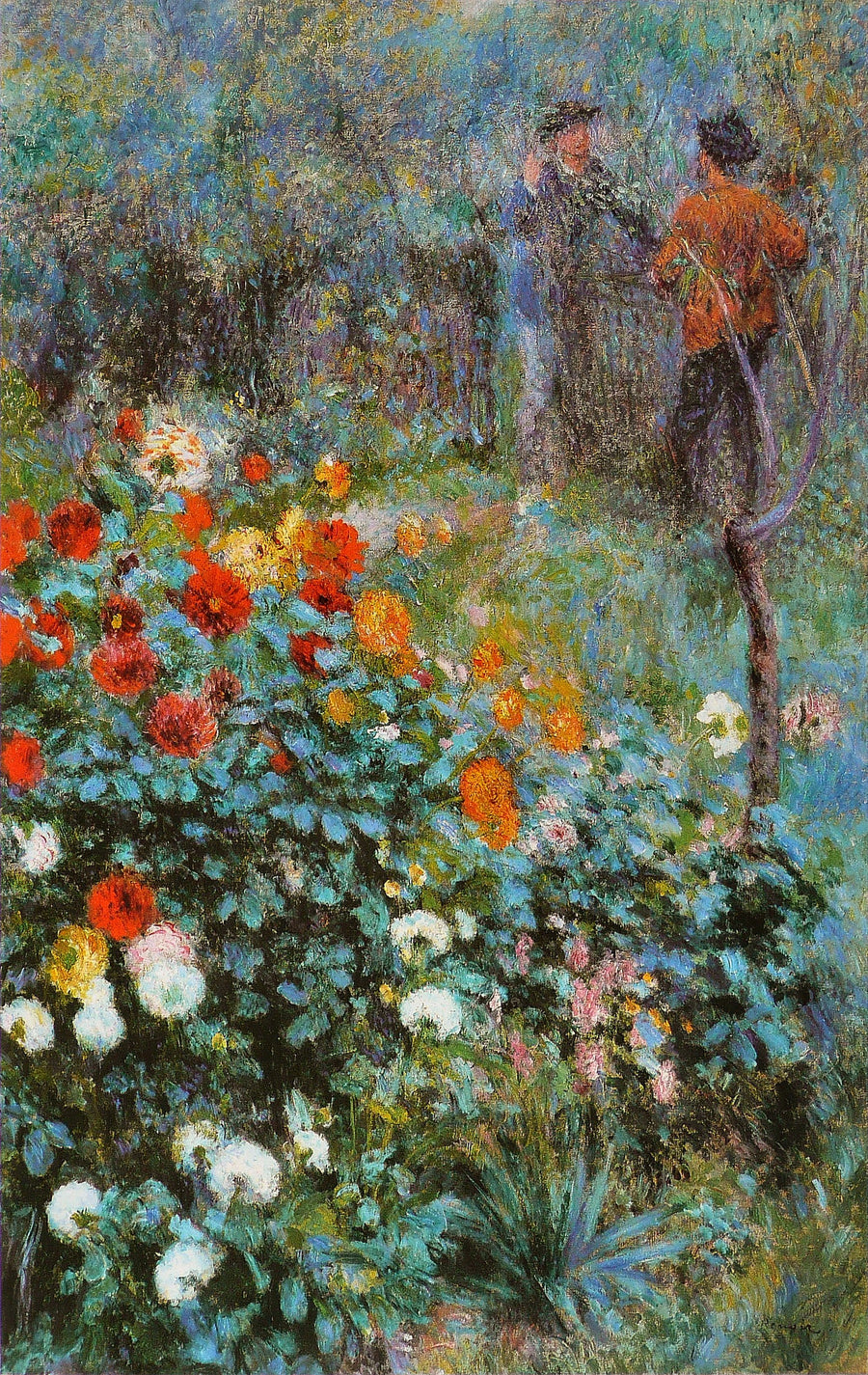 O jardim da rua Cortot, Montmartre - Pierre-Auguste Renoir