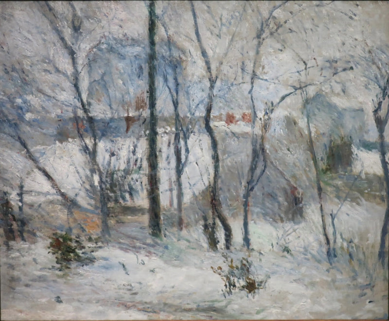 Jardim sob a neve II - Paul Gauguin