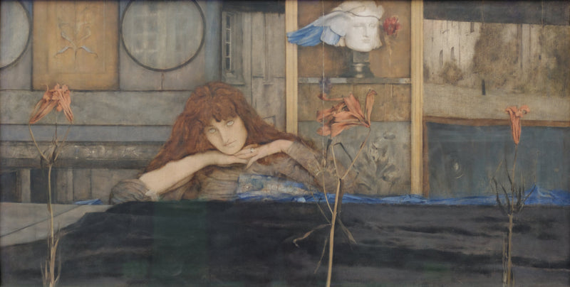 Eu fecho minha porta sobre mim mesmo - Fernand Khnopff