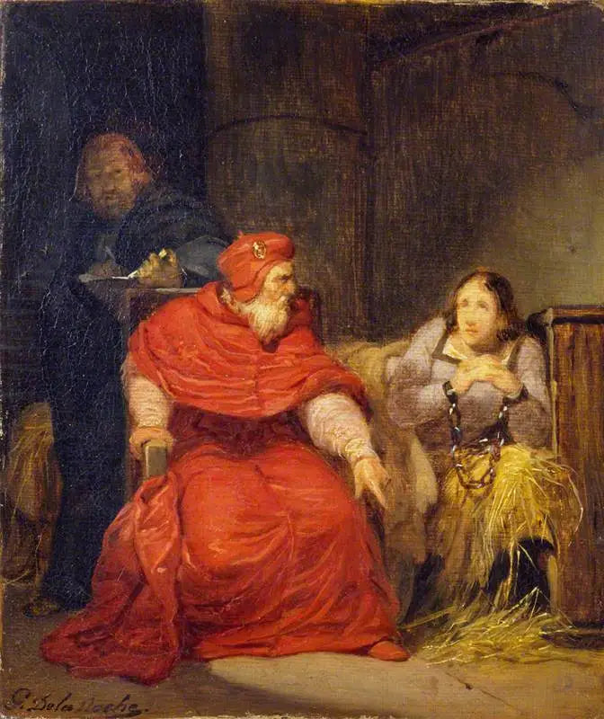 Joana d'Arc na prisão - Paul Delaroche
