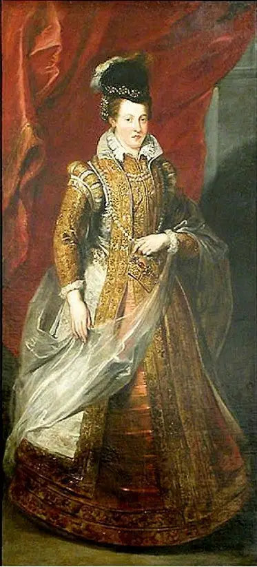 Joana d'Áustria, grande duquesa da Toscana, mãe de Maria de Médici - Peter Paul Rubens