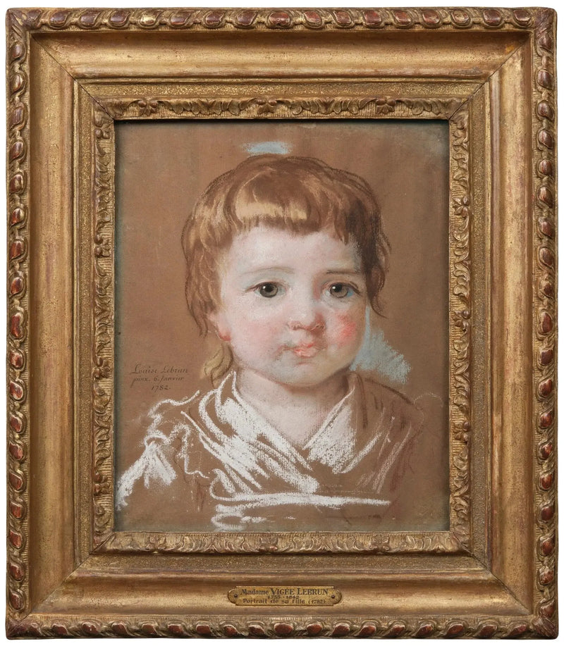 Jeanne Julie Louise Lebrun, filha da artista, de dois anos - Élisabeth Vigée Le Brun