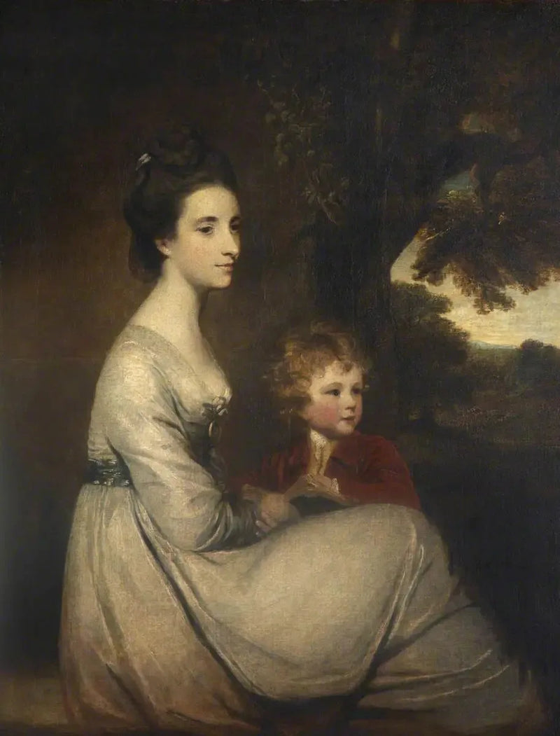 Jemima, marquesa Cornwallis e seu filho (mais tarde Lord Brome) - Joshua Reynolds