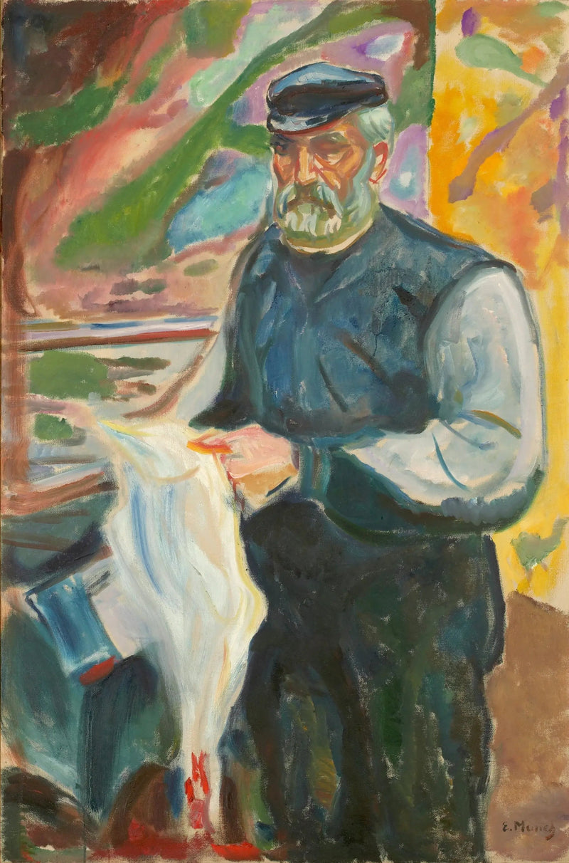 Jensen com um pato morto - Edvard Munch