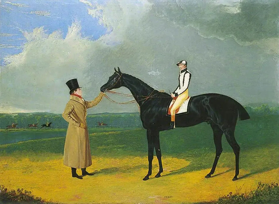 "Jerry", vencedor do St Leger, 1824 - John Frederick Herring, Sr.