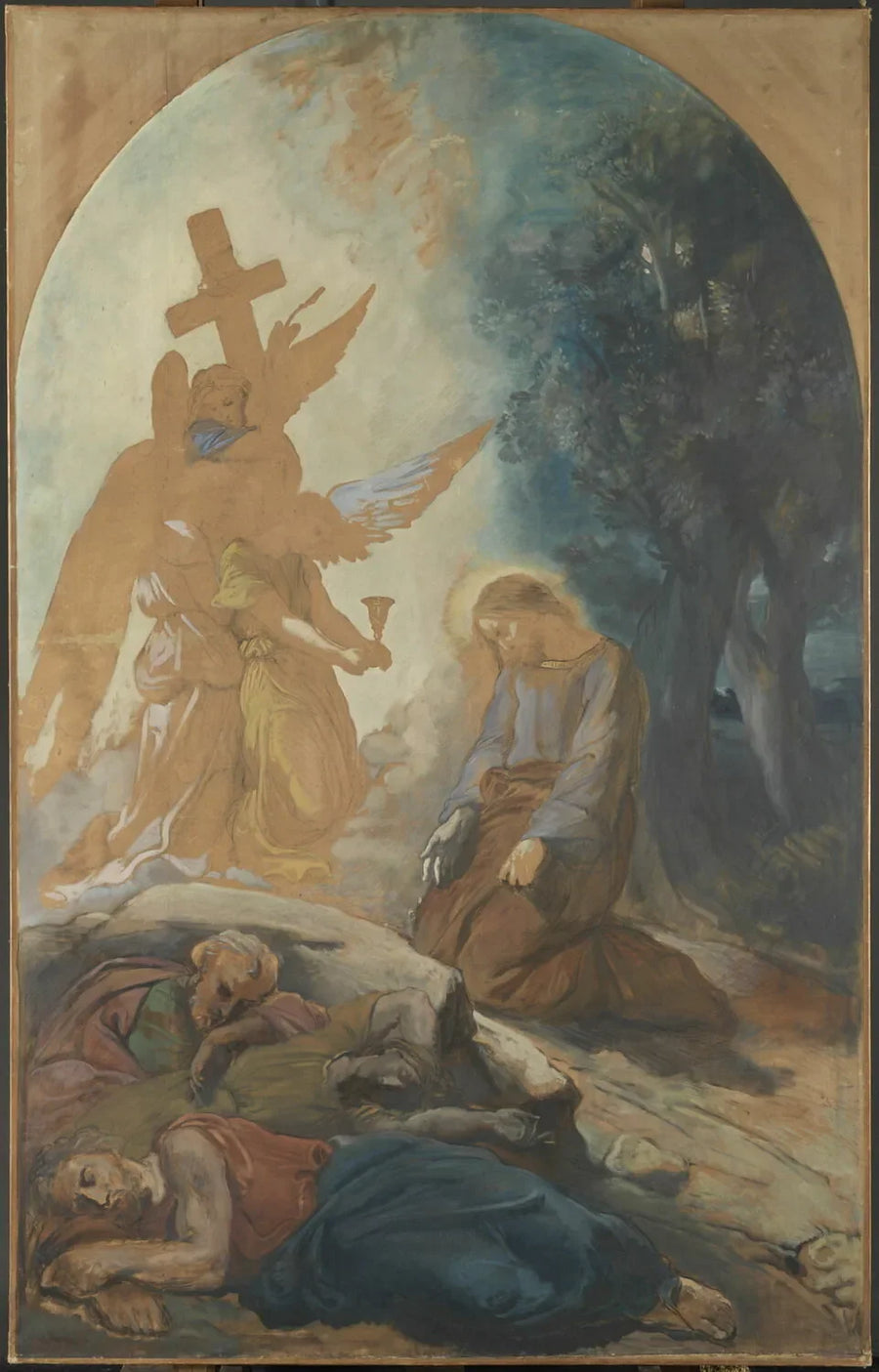 Jesus no Jardim das Oliveiras - Théodore Chassériau