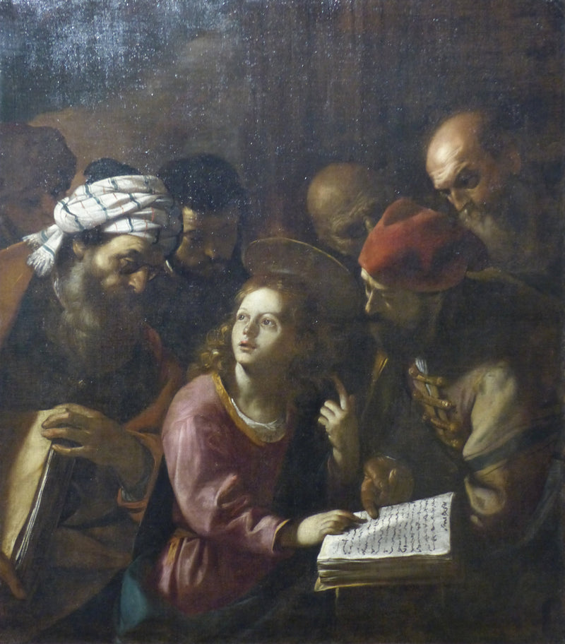 Jesus no meio dos doutores - Mattia Preti
