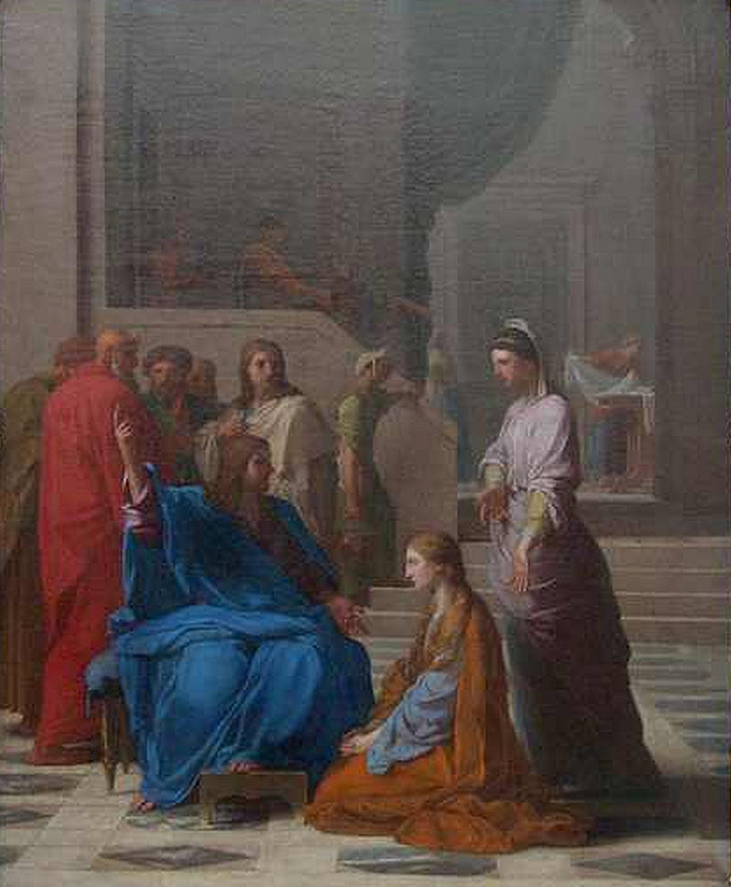 Jesus na casa de Marta e Maria - Eustache Le Sueur