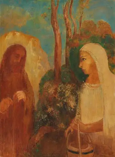 Jesus e a Samaritana - Odilon Redon