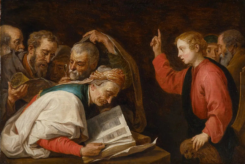 Jesus entre os doutores - David Teniers, o Jovem