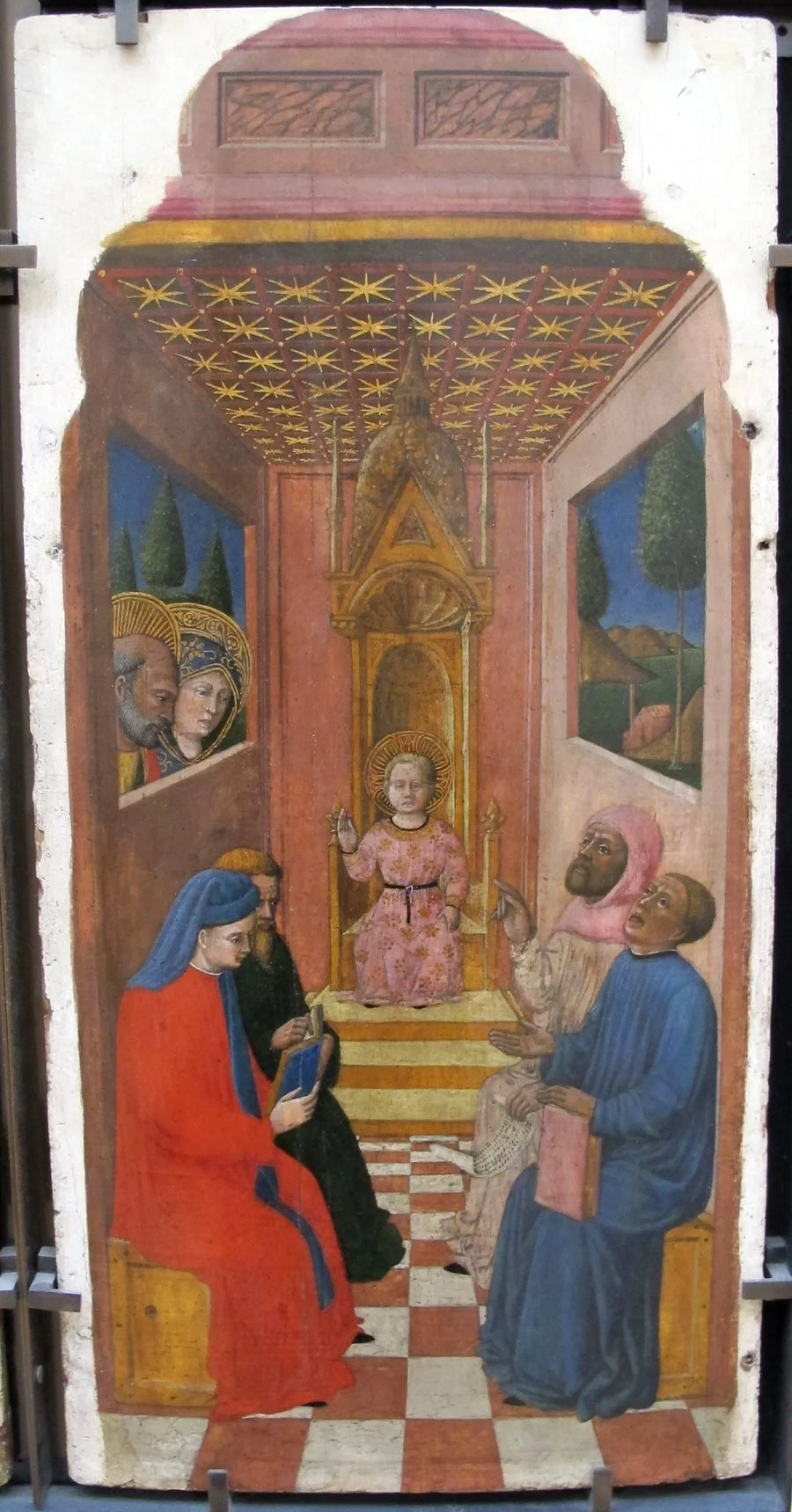Jésus parmi les docteurs - Giovanni Francesco da Rimini image 1 reproduction de peinture à l’huile