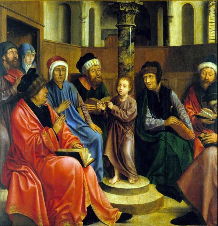 Jesus entre os doutores - Quentin Metsys