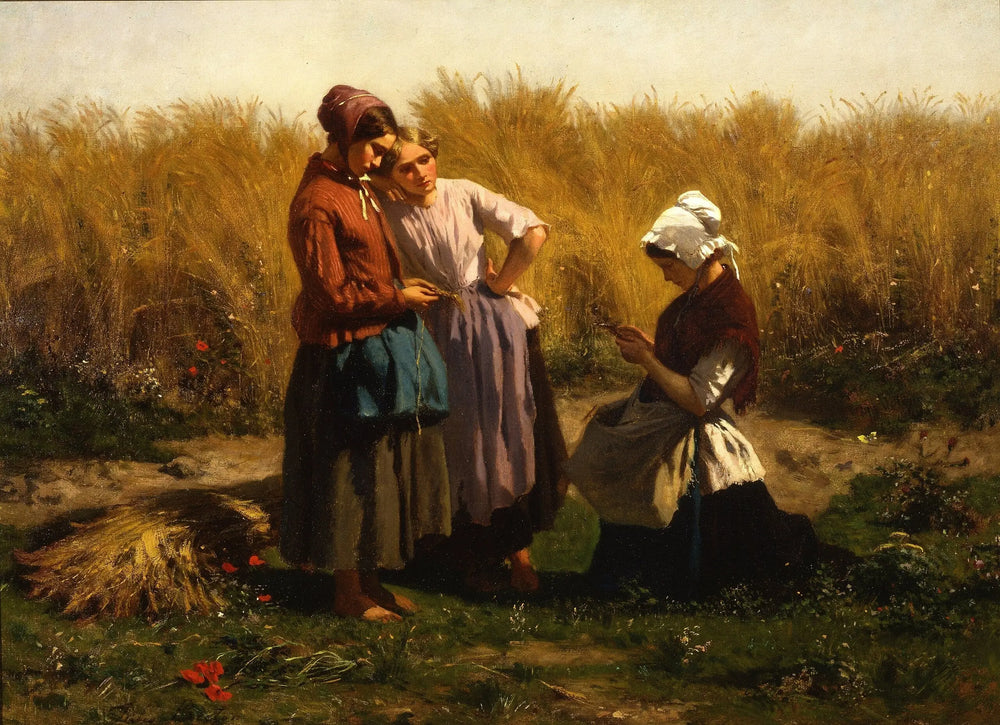 Jetons d’amour - Jules Breton - Alpha Reproduction