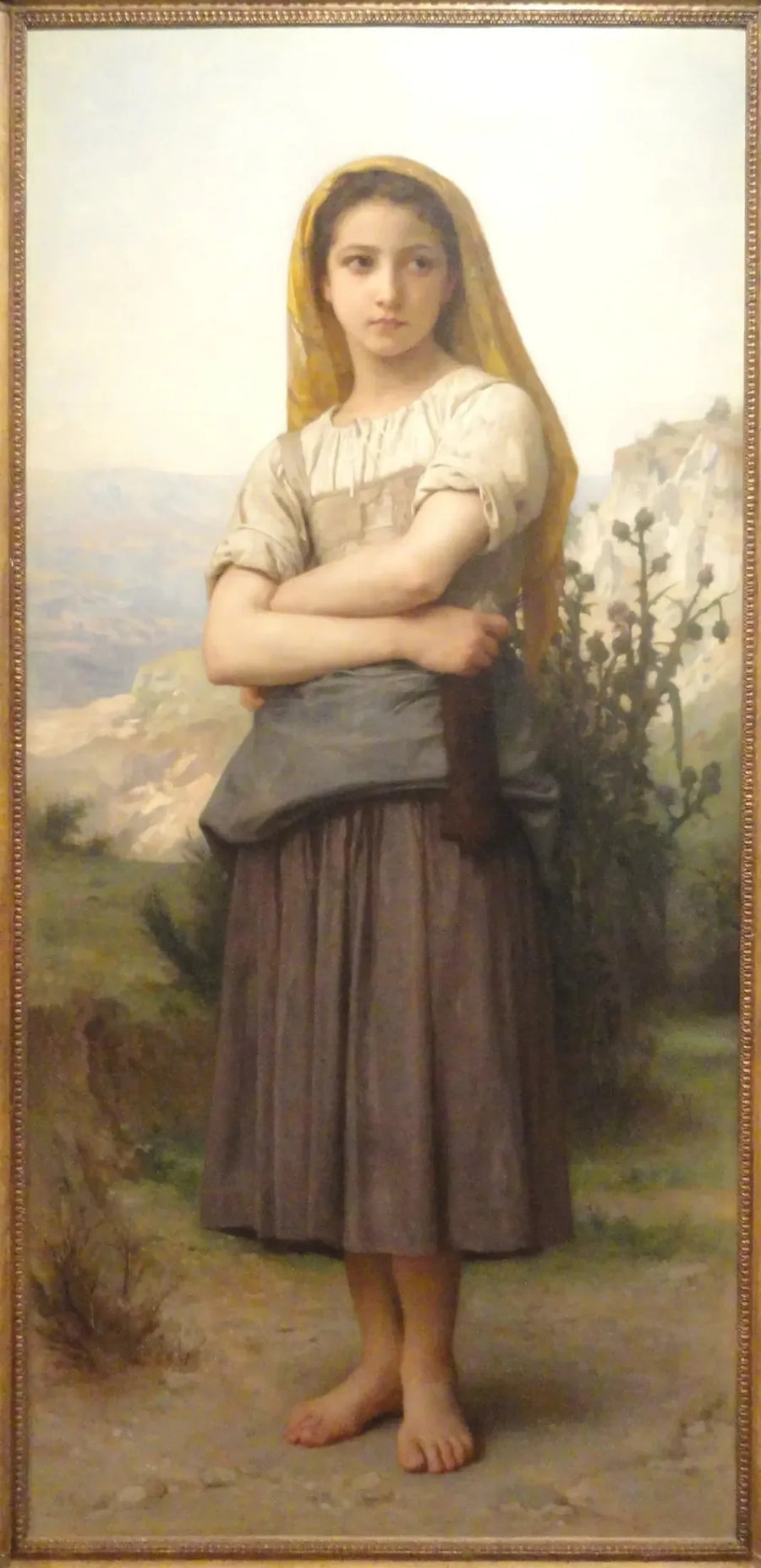 Jovem pastora - Bouguereau