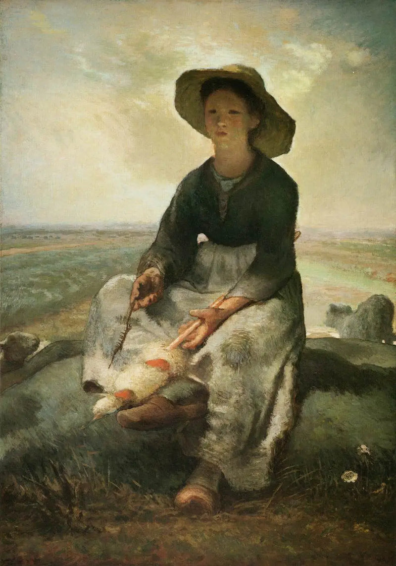 Jovem pastora - Jean-François Millet