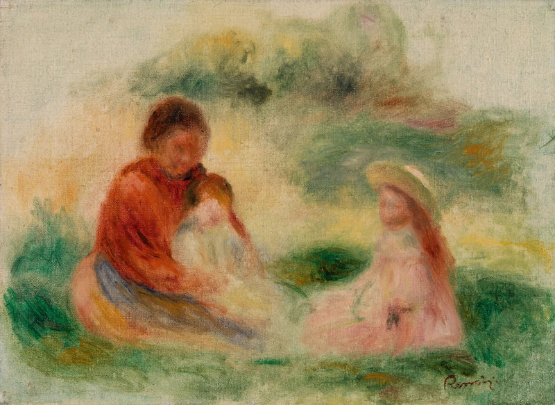 Jovem Família (A Jovem Família) - Pierre-Auguste Renoir