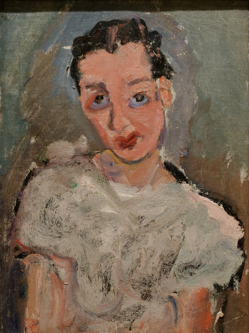 Jovem mulher de blusa branca - Chaim Soutine