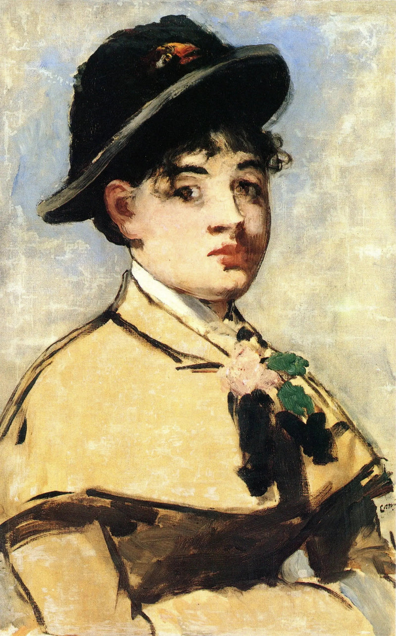 Jovem mulher com capa - Édouard Manet