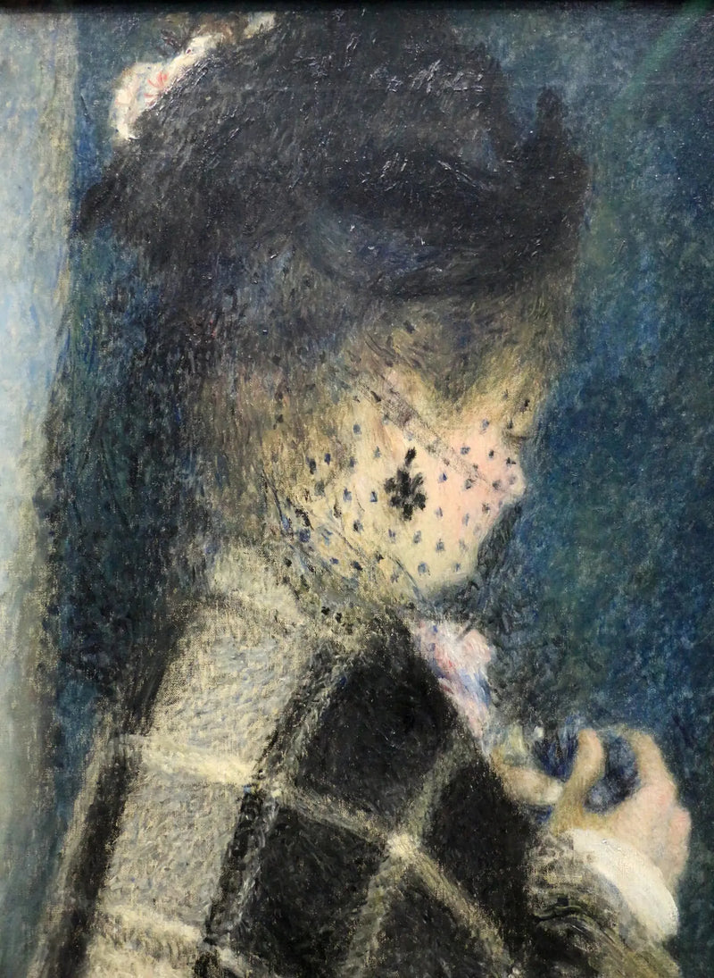 Jovem mulher com véu - Pierre-Auguste Renoir