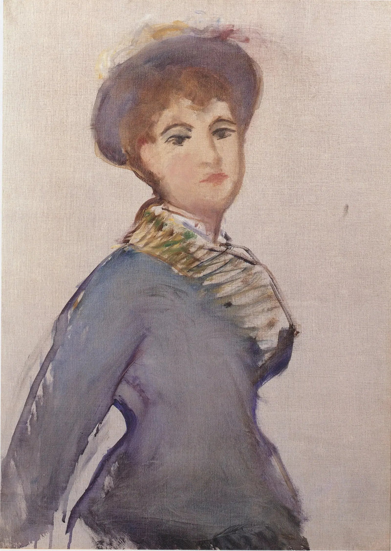 Jovem mulher ao meio corpo - Édouard Manet