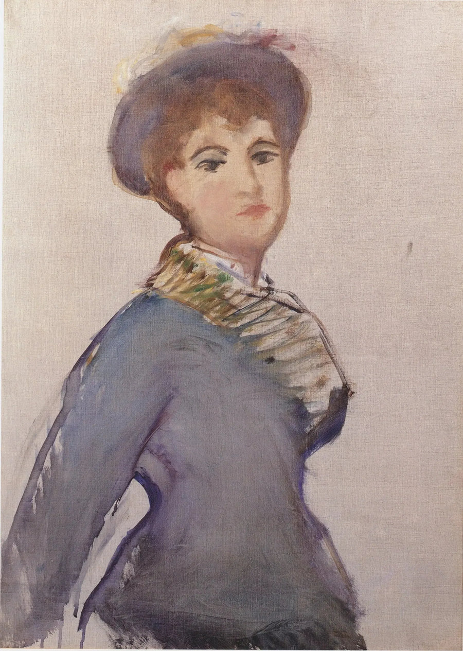 Jovem mulher ao meio corpo - Édouard Manet
