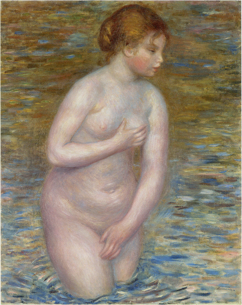 Nu na água - Pierre-Auguste Renoir