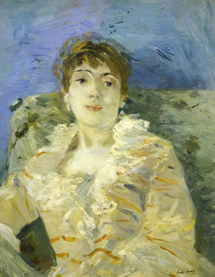 Jovem mulher no divã - Berthe Morisot