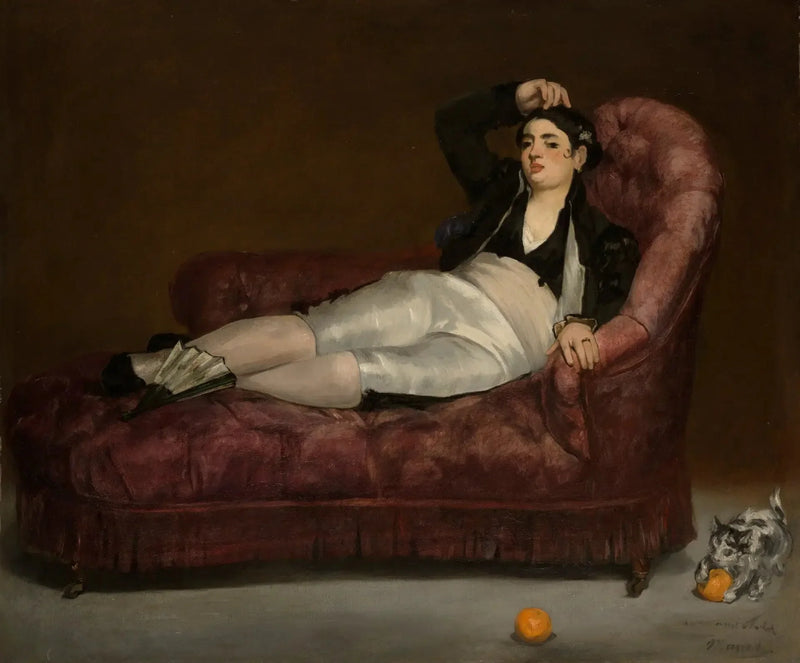 Jovem Mulher deitada em traje espanhol - Édouard Manet