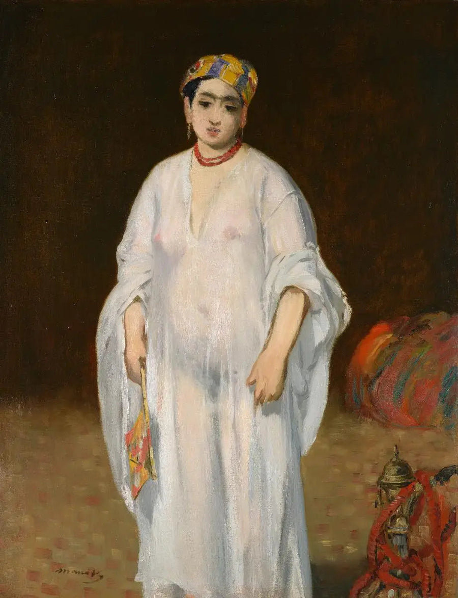 Jovem mulher em um vestido oriental - Édouard Manet