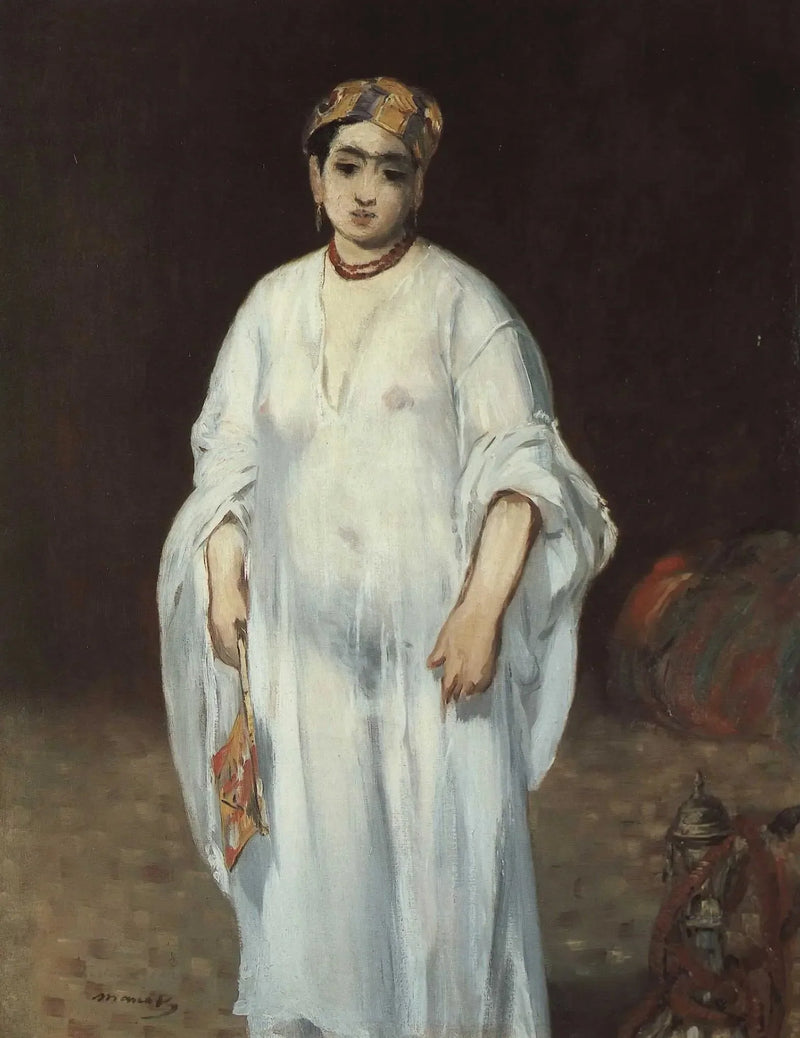 Jovem mulher em um vestido oriental - Édouard Manet