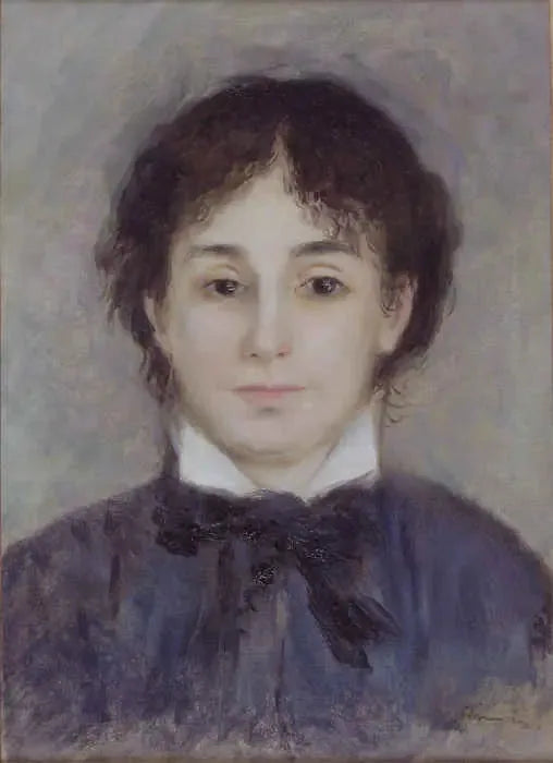 Jovem mulher em azul - Pierre-Auguste Renoir