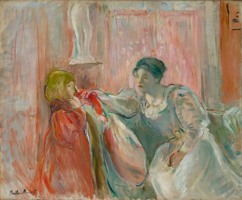 Jovem mulher e criança - Berthe Morisot