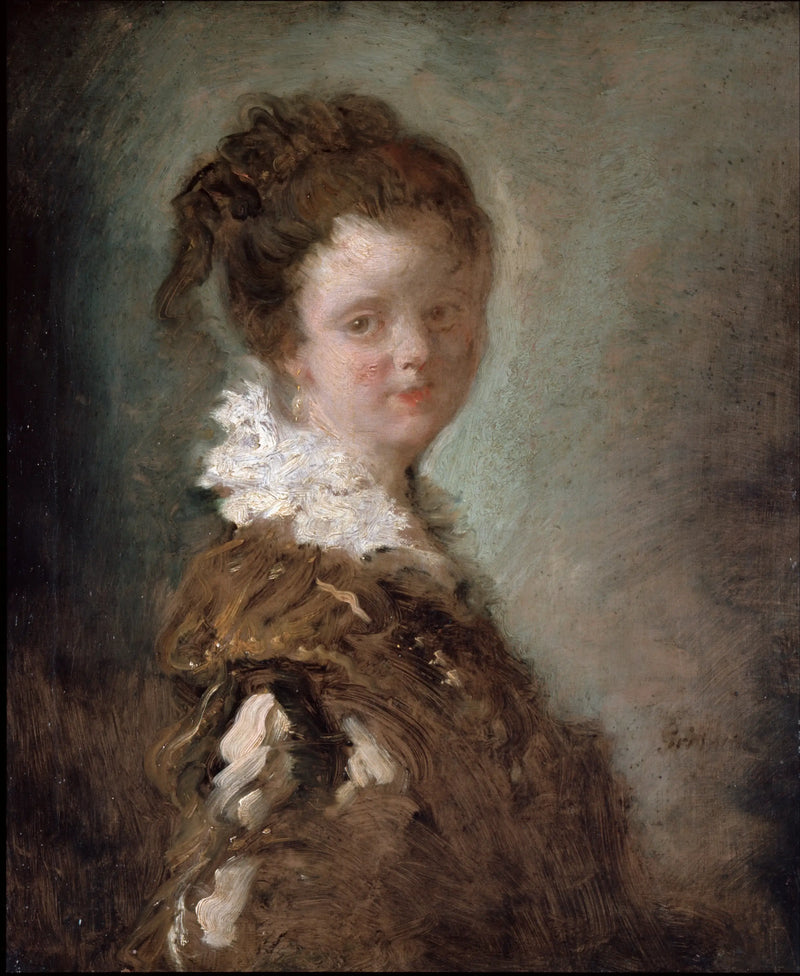 Jovem mulher - Jean-Honoré Fragonard