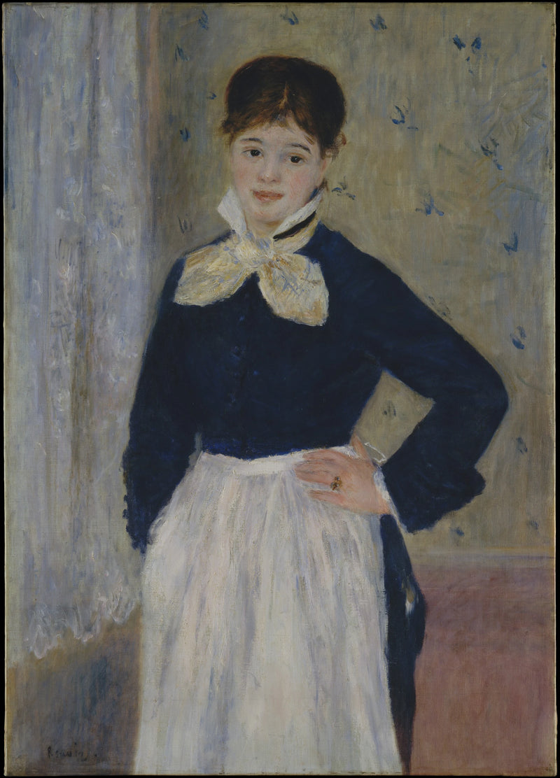 Garçonete no restaurante Duval - Pierre-Auguste Renoir