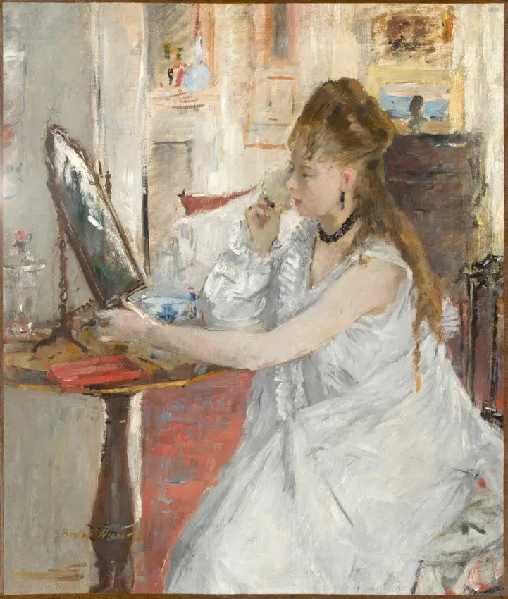 Jovem Mulher se Poudrando - Berthe Morisot