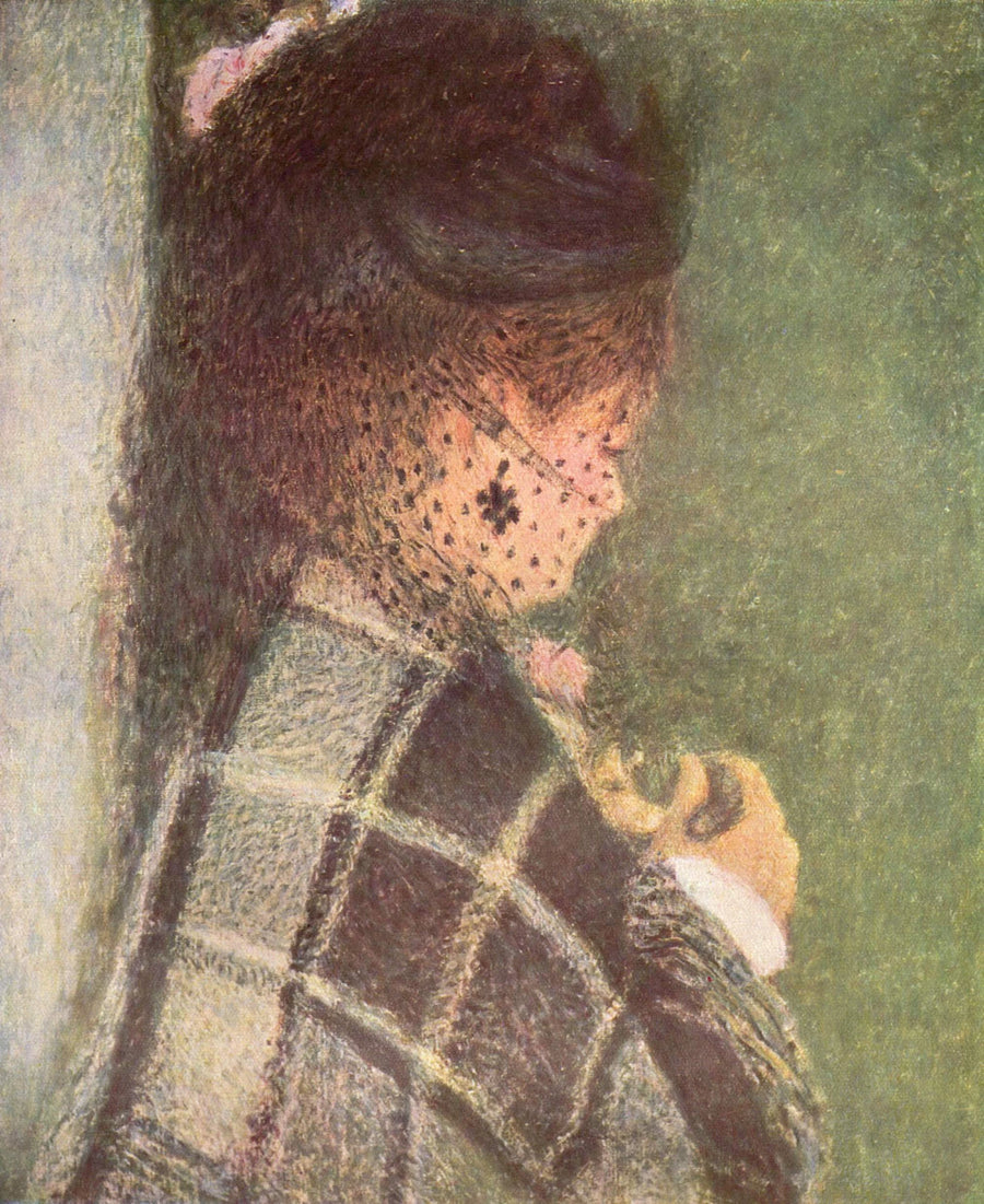 Jovem mulher com véu - Pierre-Auguste Renoir