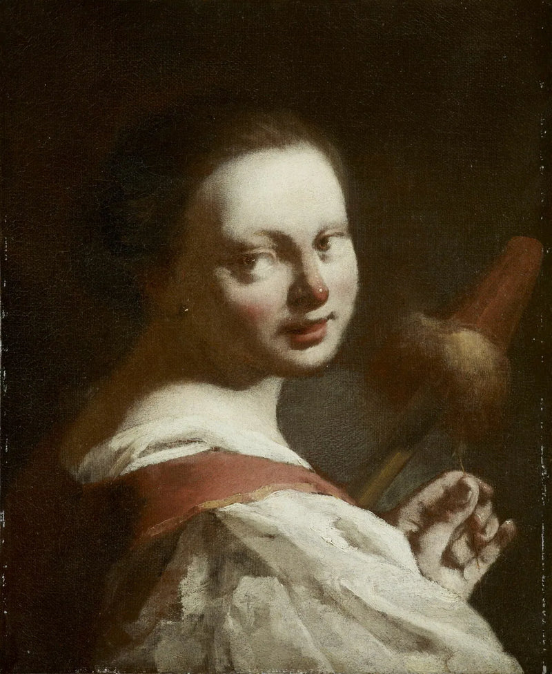 Jovem fiandeira - Giovanni Battista Piazzetta
