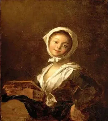 Jovem garota com marmota - Jean-Honoré Fragonard
