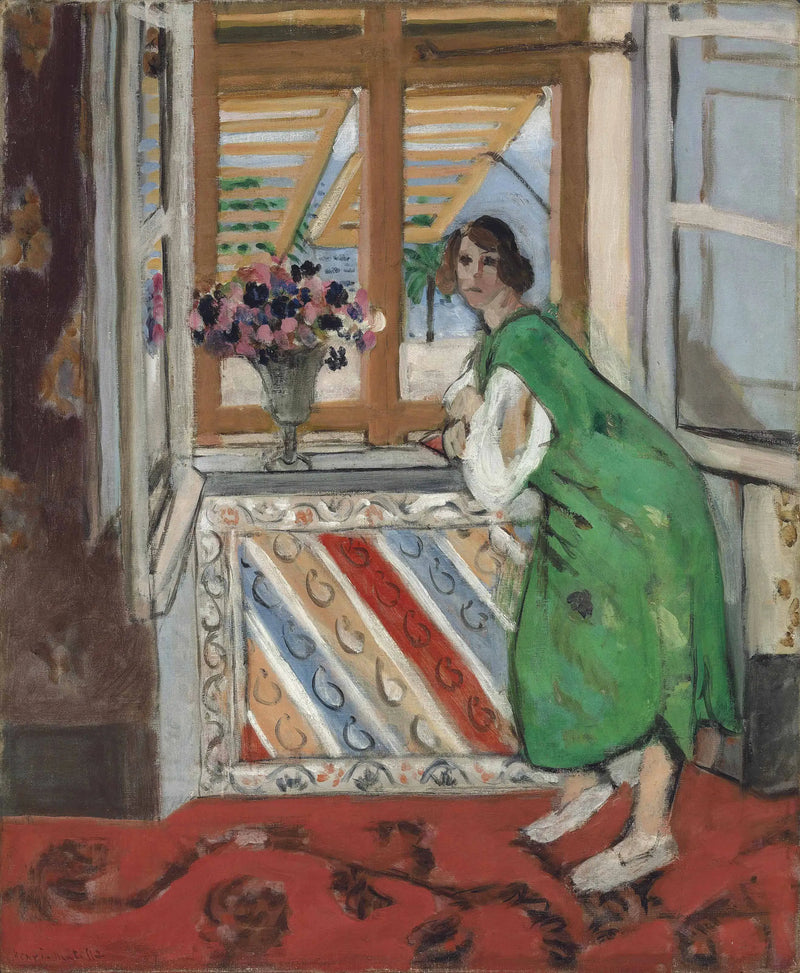 Menina à mourisca, vestido verde - Henri Matisse