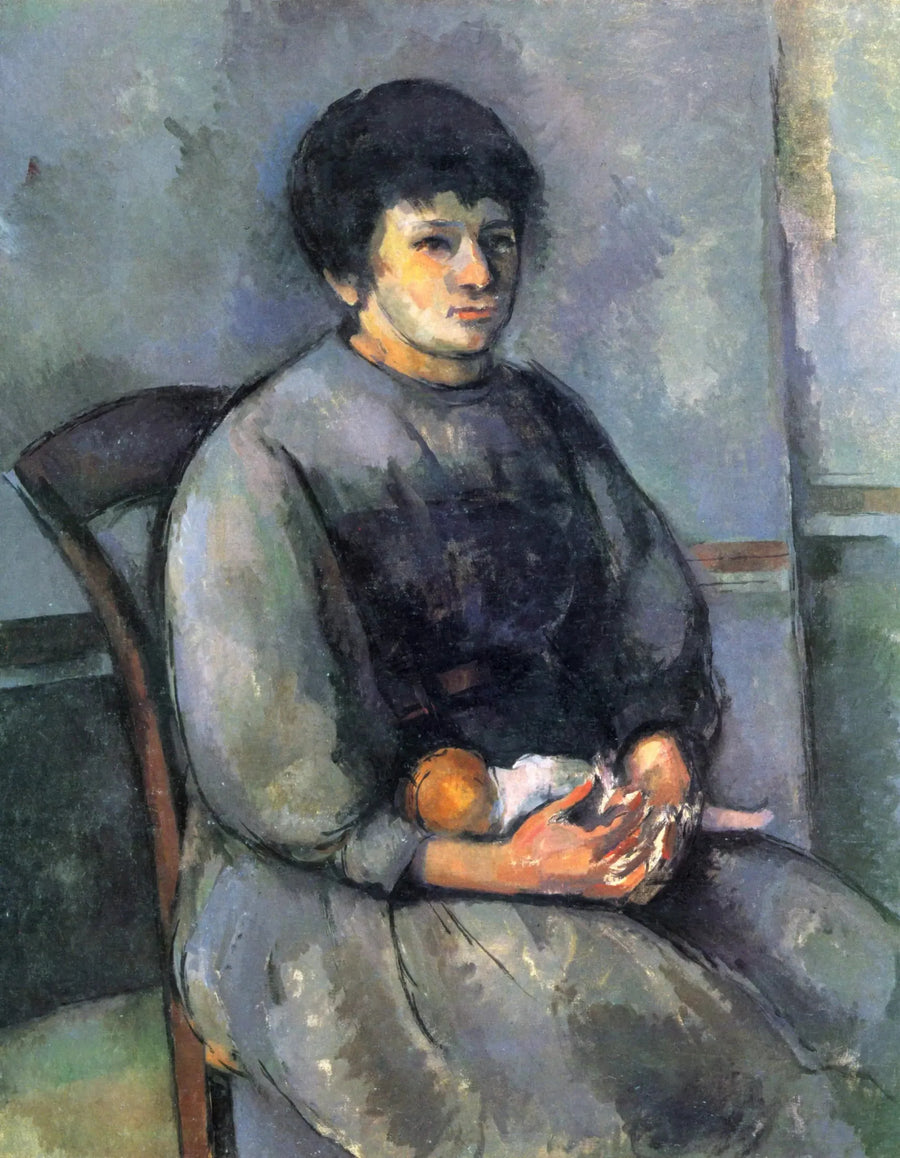 Menina com boneca - Paul Cézanne