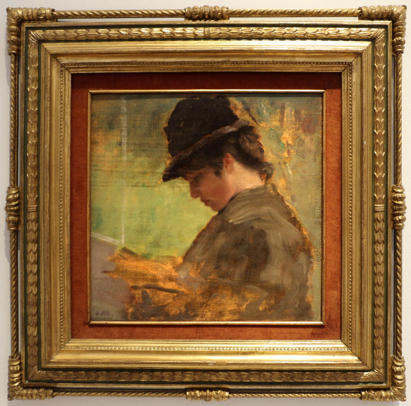 Jovem garota inglesa - Giuseppe De Nittis