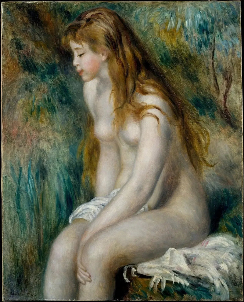 Moça no banho - Pierre-Auguste Renoir