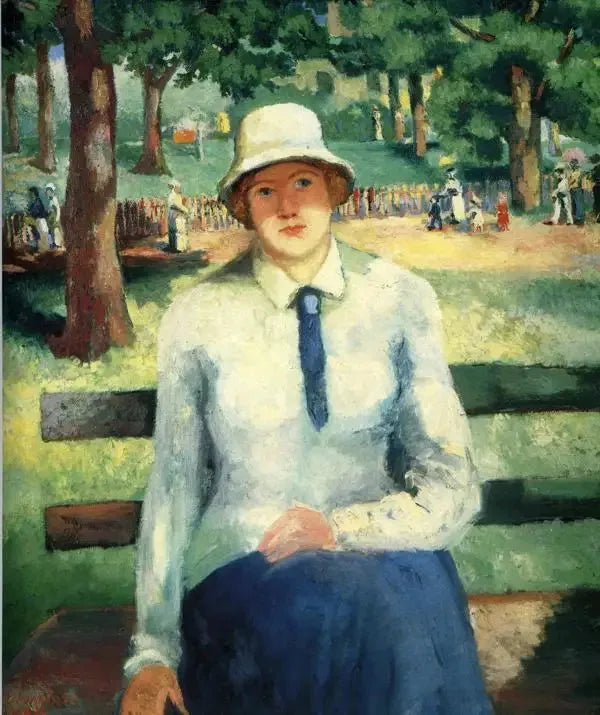 Jovem garota desempregada (garota ruiva) - Kazimir Malevich
